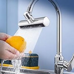 4 in 1 Waterfall Kitchen Faucet, Flexible 360°Swivel Rotating Universal Tap Extender For Kitchen Sink, Splash-Proof Head Replacement, Wash Basin Taps Aerators For Washing Fruit, Vegetable-6
