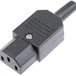 SP Electron IEC320 C13 Female Inline Adapter Plug Power Socket Connectors 3 Pins Terminals Panel Mount,AC 250V 10A-15