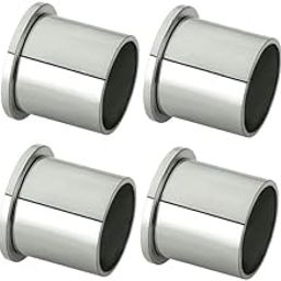 Elite Heavy Curtain Bracket | Wall to Wall Bracket for 1inch Stainless Steel Curtain Rod and Wardrobe Rod (Steel, White, Silver)- 4pcs-picture-16