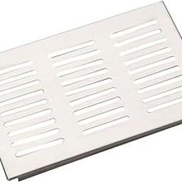 Nixnine Stainless Steel Kitchen Jali & Ventilation Jali Grill (Matt Finish - 8 X10 Inch) Pack of 2,-19