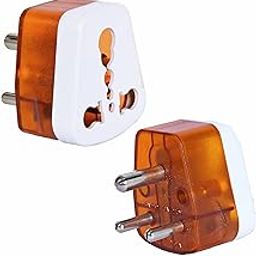 Silk 6 amp to 16 amp Converter/Conversion Plug (5-16A) Converts 6A Socket to 16A Socket for Geysers, A/C,Refrigrator,Microwave,etc for Indian and International Plugs.-16