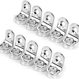 UJEAVETTE 10pcs Suction Cup Base Metal Plate Glass Shelf Support Holder-image-21