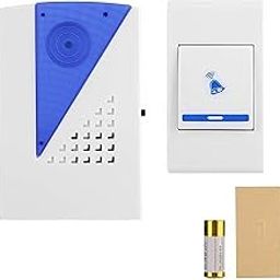 Wireless Doorbell with LED Flash – Long Range Over 100 Ft, 32 Melodies, Battery Operated Calling Bell for Home, Office, Shop – Easy Installation & Loud Chime-4