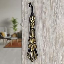 Plantex Peacock Shape Door Handle/16-inches Door Handle for Main Door/Pull Push Antique Glass/Wooden Door Handle/Home & Door Decor - Pack of 1 (Rich Brass Antique Finish) - 3 Years Warranty-image-44