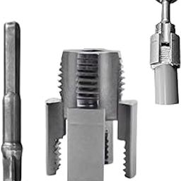 Serplex® Pipe Threading Die Head for Electric Drill, 2 in 1 Integrated Internal & External Pipe Threading Tool with Hex Shank, Pipe Threader Tool, Universal 1/4" Pipe Threading Tool-image-79