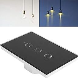 Generic Touch Switch, Intelligent Light Switch, Wall Touch Switch, for Houses Home Appliances(Black Three-Way (2031002), Transl)-12