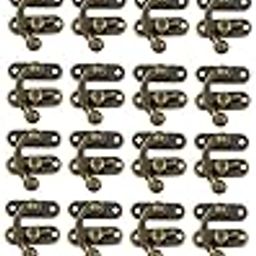 Gadpiparty 60pcs Heavy Duty Box Latch Hasps Iron Clamps for Tool Cases and Packing Boxes Easy to Install and Rustproof for Secure Closure and Locking-image-15
