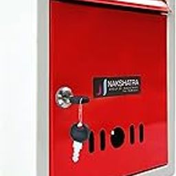 StayHappy® All-in-One Multipurpose Rainproof Complaint Box | Suggestion - Letter - Mailbox for Home Gate | Complaint Box for Office | Post Box for Gate Home | Waterproof with Secure Lock (Red Color)-21