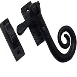 Adonai Hardware Twisted Iron Window Fastener-86