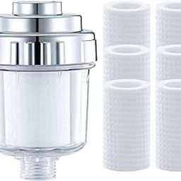 Meadawgs® Inline Shower Filter Under Sink Line Filter for Water Tap Bathroom Household 4 Filter Elements|Home & Garden | Kitchen, Dining & Bar |Water Filters|1 Faucet Water Filter-image-48