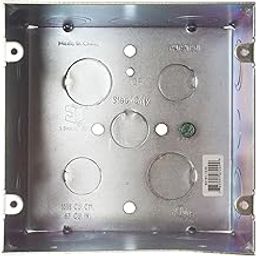 Steel City 5 Inch Square Signal Box, Welded, Metallic, Grey, Depth: 2-7/8 Inch, Screw On-image-42