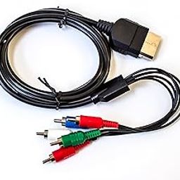 Old Skool Silver-Plated HDTV High-Definition HD TV Component Cable for Xbox-6