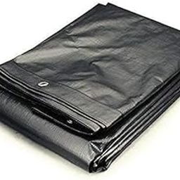 Double Shade Black & Green Heavy Duty Tarpaulin 100% Virgin UV Treated 300 GSM Waterproof Tarpal Sheet (15 ft x 18 ft)-image-9