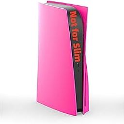 Face Plates Cover Skins Shell Panels for PS5 Disc Edition Console, Accessories for Playstation 5 Protective Faceplates (Nova Pink)-picture-5