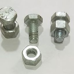 Beads Zinc plated Nut Bolt For Storage Rack Nut Bolt Hex 5/16 * 1/2 bolt - 100 pcs-image-39