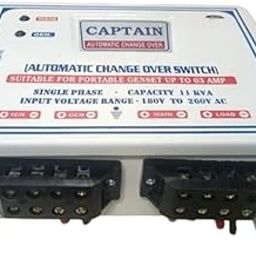 Double Relay Automatic Change Over Switch, Auto Electric Circuit Disconnector for Easy Operation (63A, 260V) Single Phase-image-27