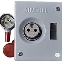 Brand AC Box 20 Amp 2 Pole with Plug and Socket-16