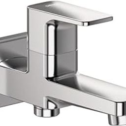 Delta Faucet Korby 2-Way Bib Tap with Wall Flange| Laundry and Utility Tap I Bathroom Tap I Bib Cock for Washing Machine I Polished Chrome| BT004-23