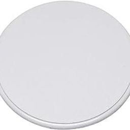 Litepak 5 x 5" White Plastic Door Stop Self Adhesive Door Handle Protector-image-61