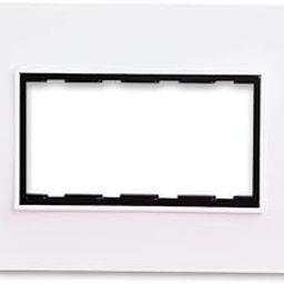 Tata Power EZ Home 4 Module Sparkle Switch Plate, k3079,White-image-70