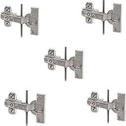 Hettich Slide On Hinge 16K with Mounting Plate Cabinet Hinges | Soft Close | Cabinet Hinges | 4 Hole Inset Door Application | Nickel Plated Finish | 95° Opening | 14-25mm Thick Panel (Pack of 5)-image-80