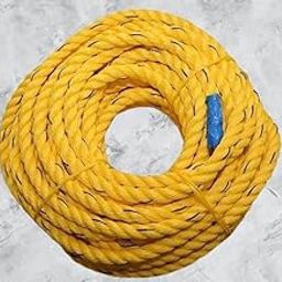NADEEM'S World Heavy Duty Polypropylene Twisted Cord Twine Rope, 10mm Diameter, Meters Length, for Boating, Fishing, Camping, Outdoor Activities (10mm, 65Meters)-3