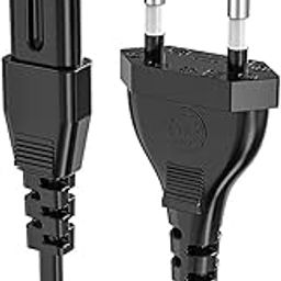 TMG AC Power Cord Compatible PS5/PS4/PS4 Slim/PS3 Slim & Super Slim, Xbox Series S/Xbox Series X, Xbox One S/Xbox One X,Power Supply Cable Replacemen(5ft)-8