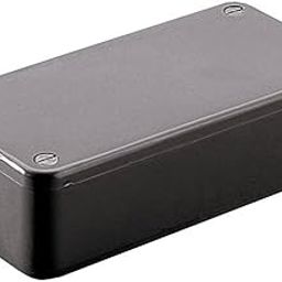 Black Multi-Purpose ABS Box, 4.4" x 2.4" x 1.1" : 1591BBK by Hammond Manufacturing-image-49