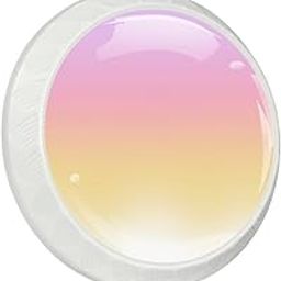 LORVIES 4 Pack 1.37" Gradient Decorative Cabinet Knobs - Stylish ABS Glass Round Drawer Handles for Home Furniture Kitchen Bedroom - Easy to Install (Pink Yellow Gradient)-picture-18
