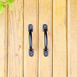 MIX&MATCH HOME IMPROVEMENT Black 4pcs 4inch Handle for Wardrobe and Drawer Window-image-90