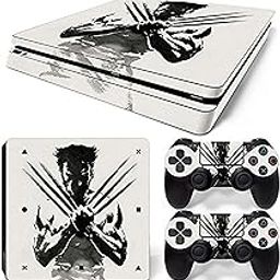 Elton The Wolverine Theme 3M Skin Sticker Cover for PS4 Slim Console and Controllers-24