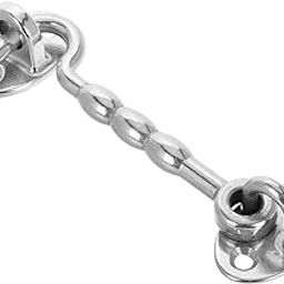 LIOOBO Heavy Duty Windproof Hook Latch Stainless Steel Door and Window Lock for Yacht Boat and Cabin-image-74