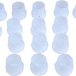 cutina Plastic Round Buffer/Bush/Pad/End Cap – 2 cm | White | Ideal for Furniture Base Protection & Anti-Scratch Support (20)-image-13