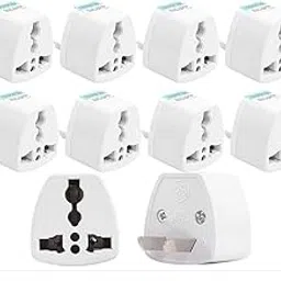 hi plasst pins n plugs Hi-Plasst India to Australia Plug Adapter (Pack of 10) Type-I Universal Socket Converter | Australian Adapter for Indian Plugs for China, New Zealand, Argentina, Fiji | Cross Pins Adaptor Plugs-picture-32