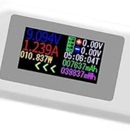 CALANDIS™ 2x2-Way USB Type-C Tester HD Display Measurement Tool Tester Kws-1902C White-24