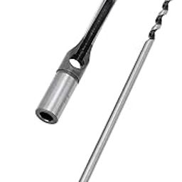 Generic 10mm HSS Square Hole Saw Mortise sel Wood Drill Bit with Twist Drill Woodworking Square Hole Drill Tool-6