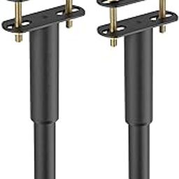 Serplex® 2Pcs Adjustable Metal Bed Frame Support Legs Bed Center Slat Heavy Support Leg for Bed Frame Replacement Parts, Durable Steel Furniture Foot Bed Frame Replacement Legs Height Range 7.08"-13"-image-49