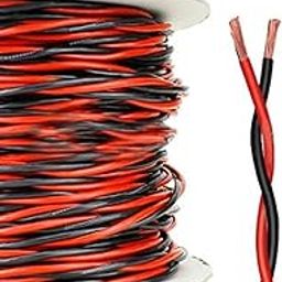 Twisted WIRE 2 Core PVC Insulated Copper Wire 220-240 Volt for Home, Office, Industrial, Electrical Uses etc, Red-Black OR DIFFENT COLOUR 10 METER WIRE (OK TESTED)-picture-15
