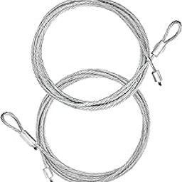 Blesseras 9 feet 6 inches Long Garage Door Cables for 8 ft. Tall Garage Door, Cable Length (9.5 ft /114 inches / 2.9 Meters), 1 Pair-picture-14