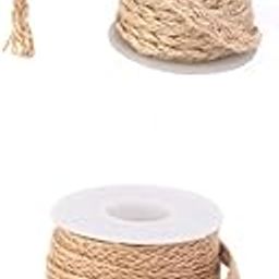ATORSE 2pc 5M Natural Jute pp Hessian Plaited Rope Ribbon Bow Wedding Gift Wrapping|Home & Garden|Wedding Supplies|Venue Decorations-image-25