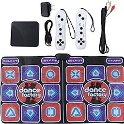 Dance Mat, Double User Light Up Musical Electronic Dance Mats with Different Difficulty Levels, Dance Step Pad Game for TV, PC, Non Slip Interactive Yoga Dancing Mats-24