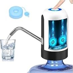 Double Motor Universal Automatic Water Dispenser Pump for 20 Litre Bottle | Portable C-Type Rechargeable Water Pump Dispenser for Home, Office & Outdoors | Water Can Pump for 20 Litre-image-40