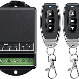 BOLS Dual Wireless Remote Control Switch, 90V-220V/10A Relay Radio Frequency Switch for Home Appliances, Water Pump Lighting, Garage Doors and Electrical Equipment, 100m Long Distance-picture-21