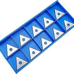 Paint Scraper Carbide Blades Double-Edged Reversible Replacement Blade (1" Triple-Edge Triangle)-15