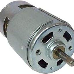 DC Motor Bemonoc Small 24V High Torque 10000Rpm Electric, Brushed High Speed for DIY Driver Parts, Metal-35