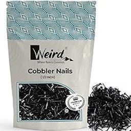Weird Cobbler Nails 1/2 Inch (200 Pieces) For Wood,Wall,Shoes,Chappals,Furniture,Doors,Cabinets,Frame,Rust-Resistant Coating,Carpenters,Professional Grade-image-4