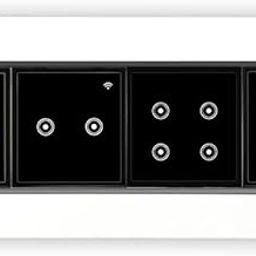 L&G 8M Smart Switch Board | 14 Smart Switch Control, Compatible with Alexa, Compatible With Ok Google & SIRI Shortcut (Size: 8M Horizontal- 262 x 90 x 45 mm) (White)-image-2