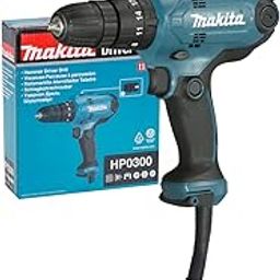 Makita HP0300 Hammer Drill 320 W Diameter 10 mm HP0300, blue,black-image-35