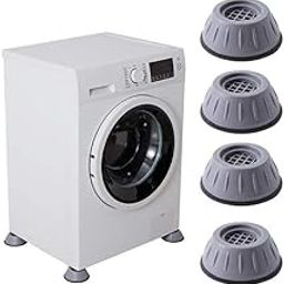 RYUK CREATIVES Anti Vibration Pads with Suction Cup for Washing Machine, Refrigerator, Noise Cancelling Pads, Shock Absorber, Heavy Duty Stand, Round, Anti Skid (Pack of 4)-image-27