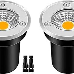 ZUCKEO - 3W Low Voltage Landscape Lights, LED Well Lights, Landscape Lighting 12V-24V Outdoor Ground Lights, IP67 Waterproof for Pathway, Deck, Steps, Garden,-image-57